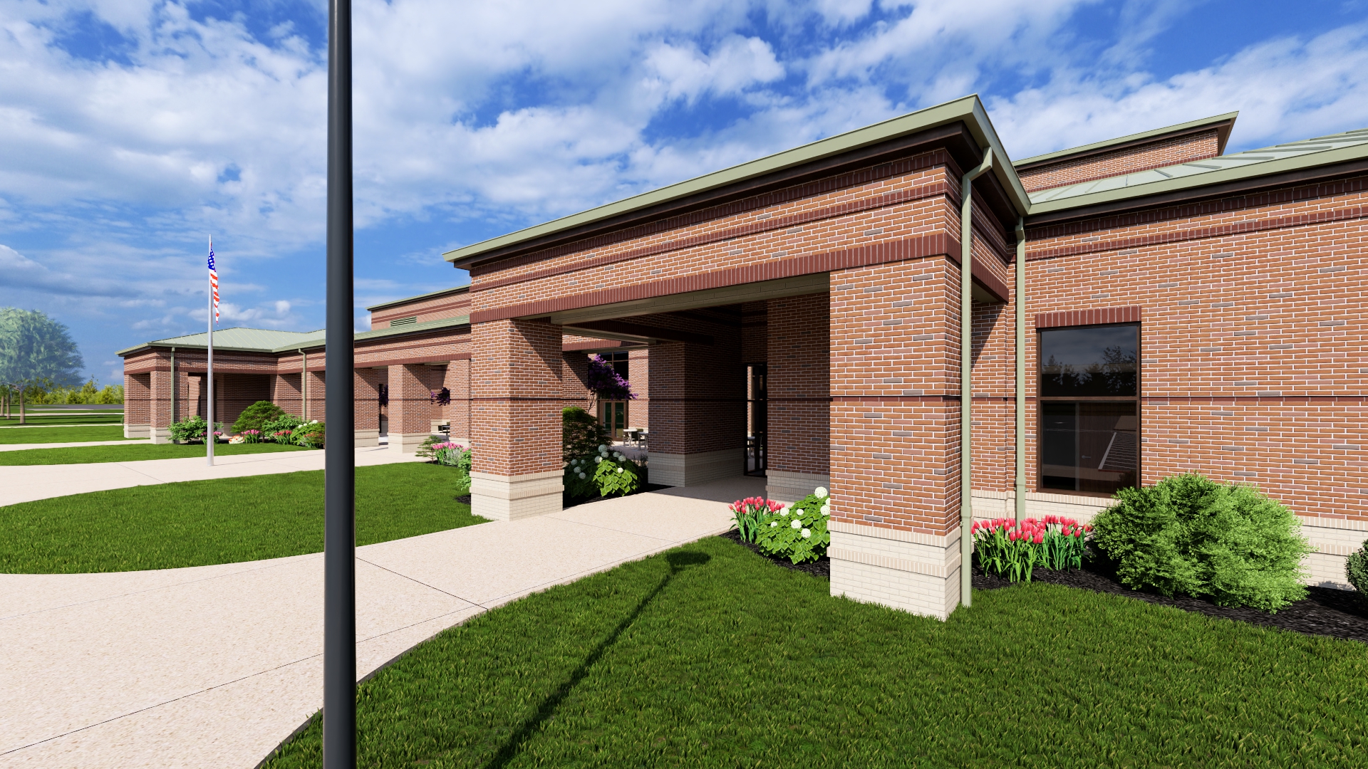 close up of school