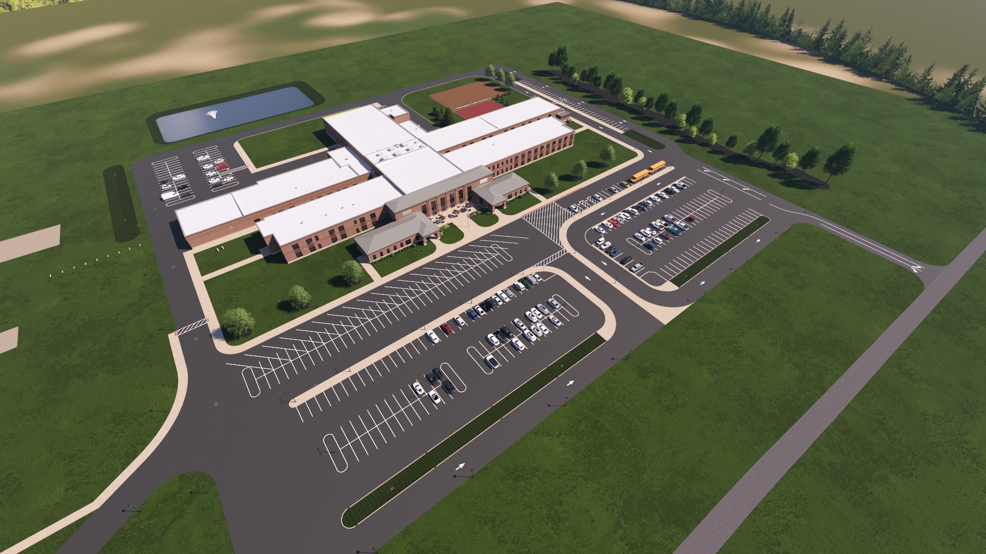 Rendering of MPLS New School