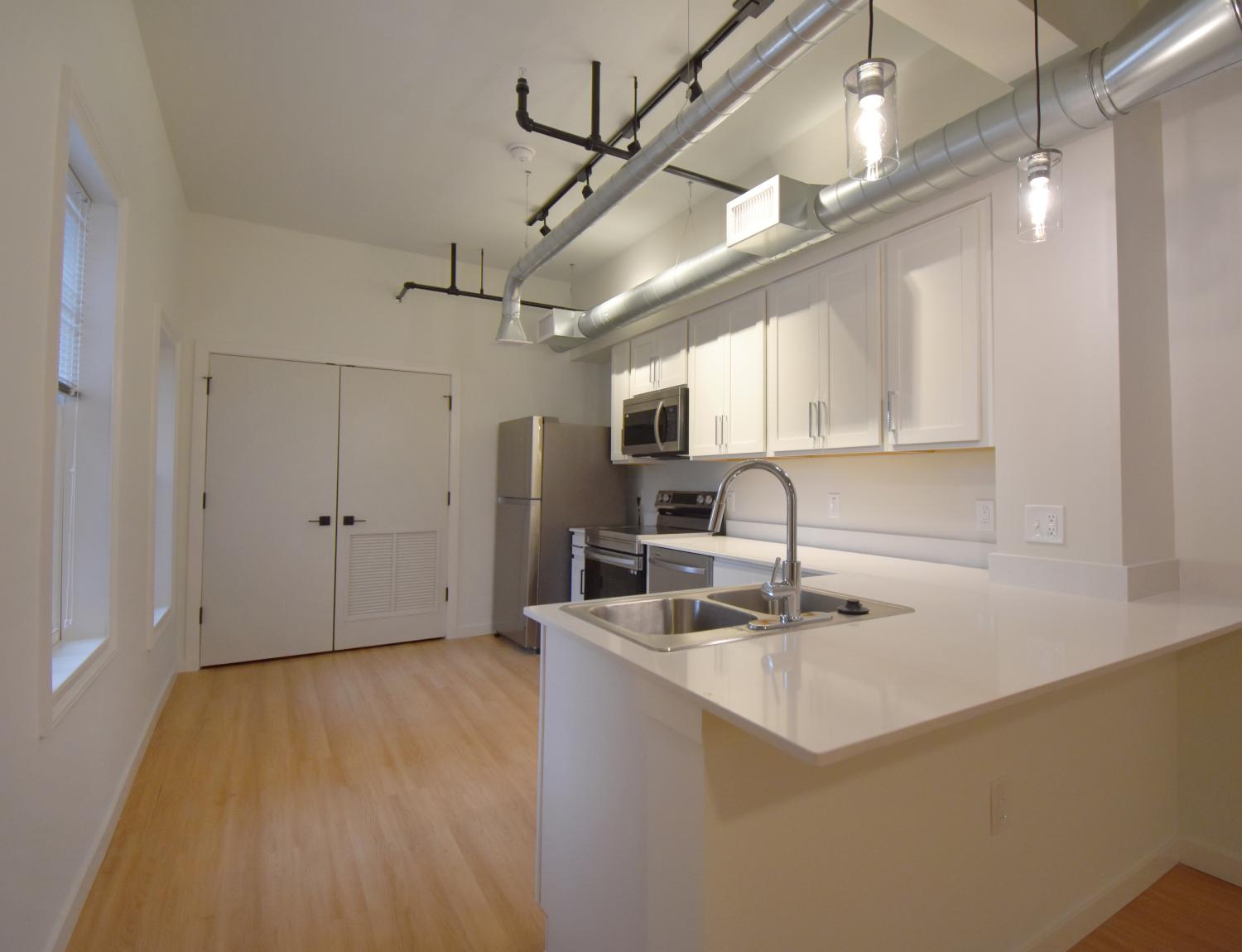 Kitchen island 2020 Front Street apartments 