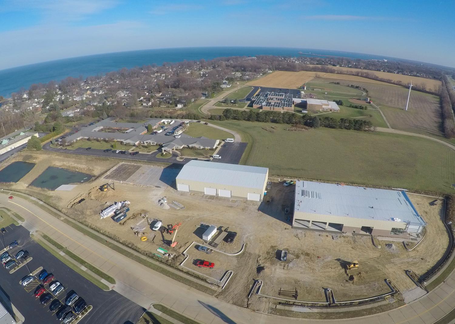 Aerial view of Buckeye Sports Center 