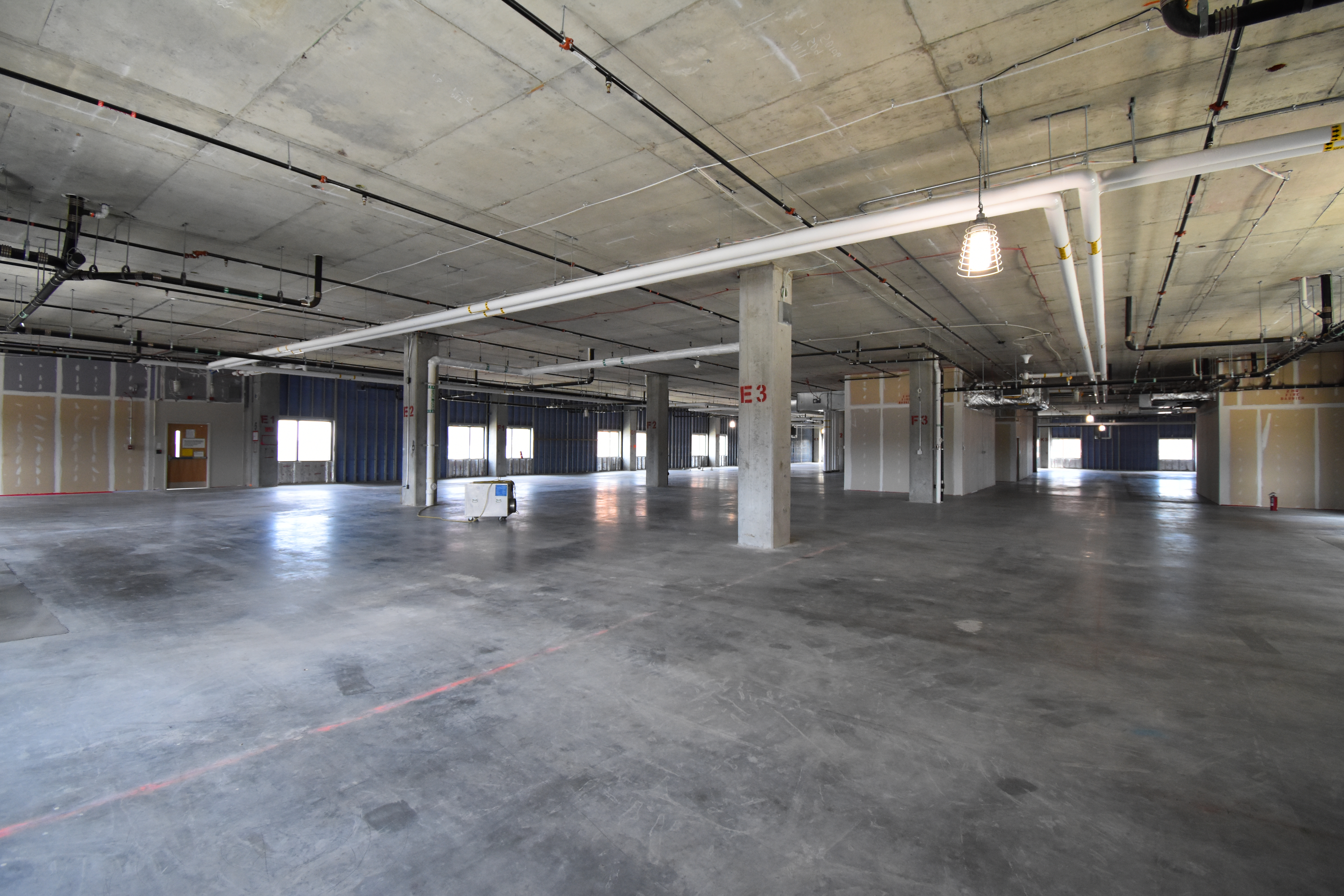Fifth floor interior buildout
