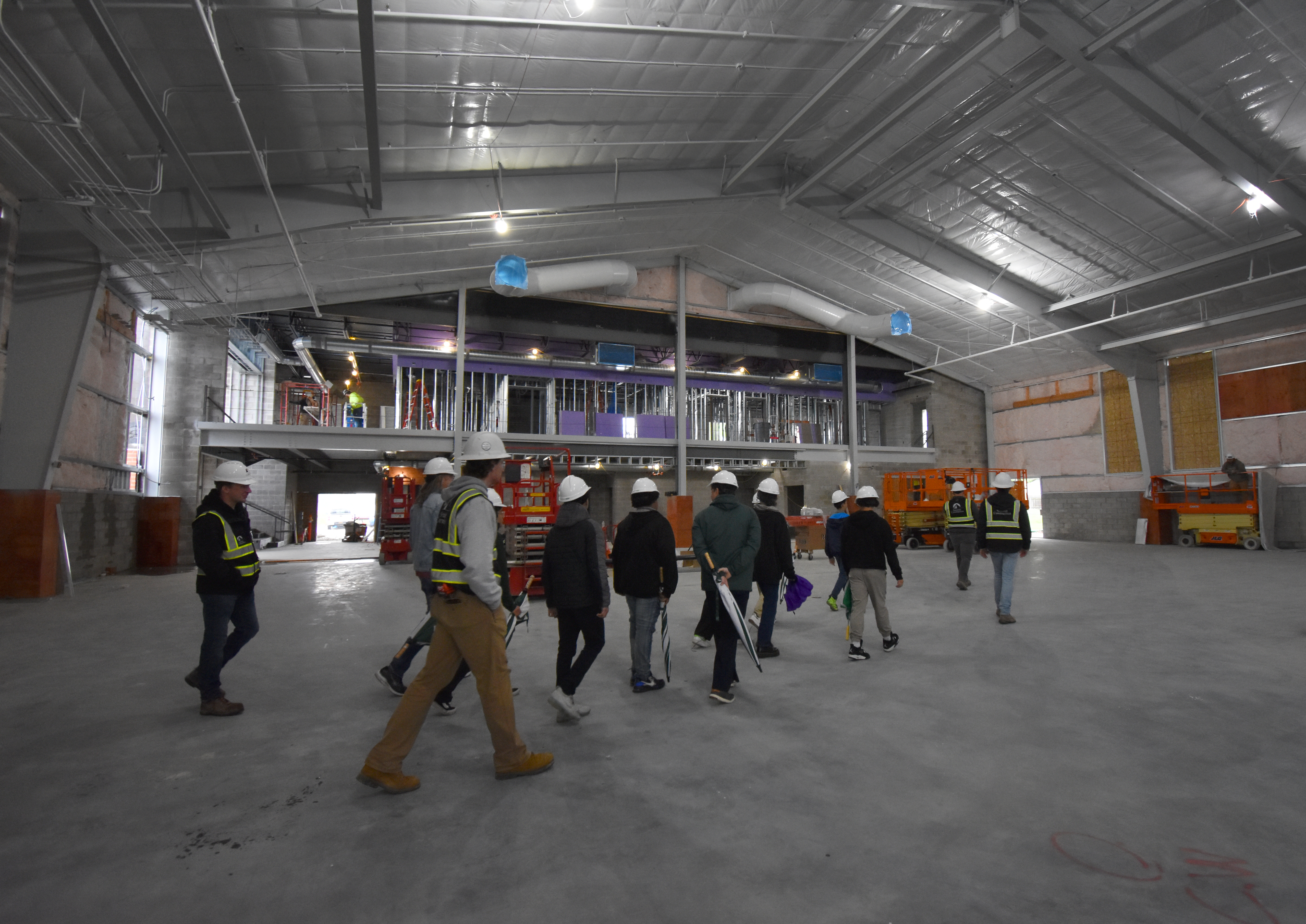 touring the Roundstone Athletic Center