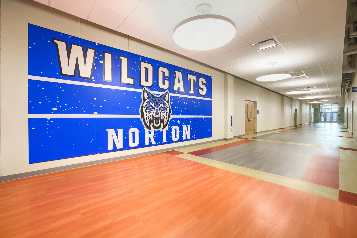 Wildcats Norton Hallway 