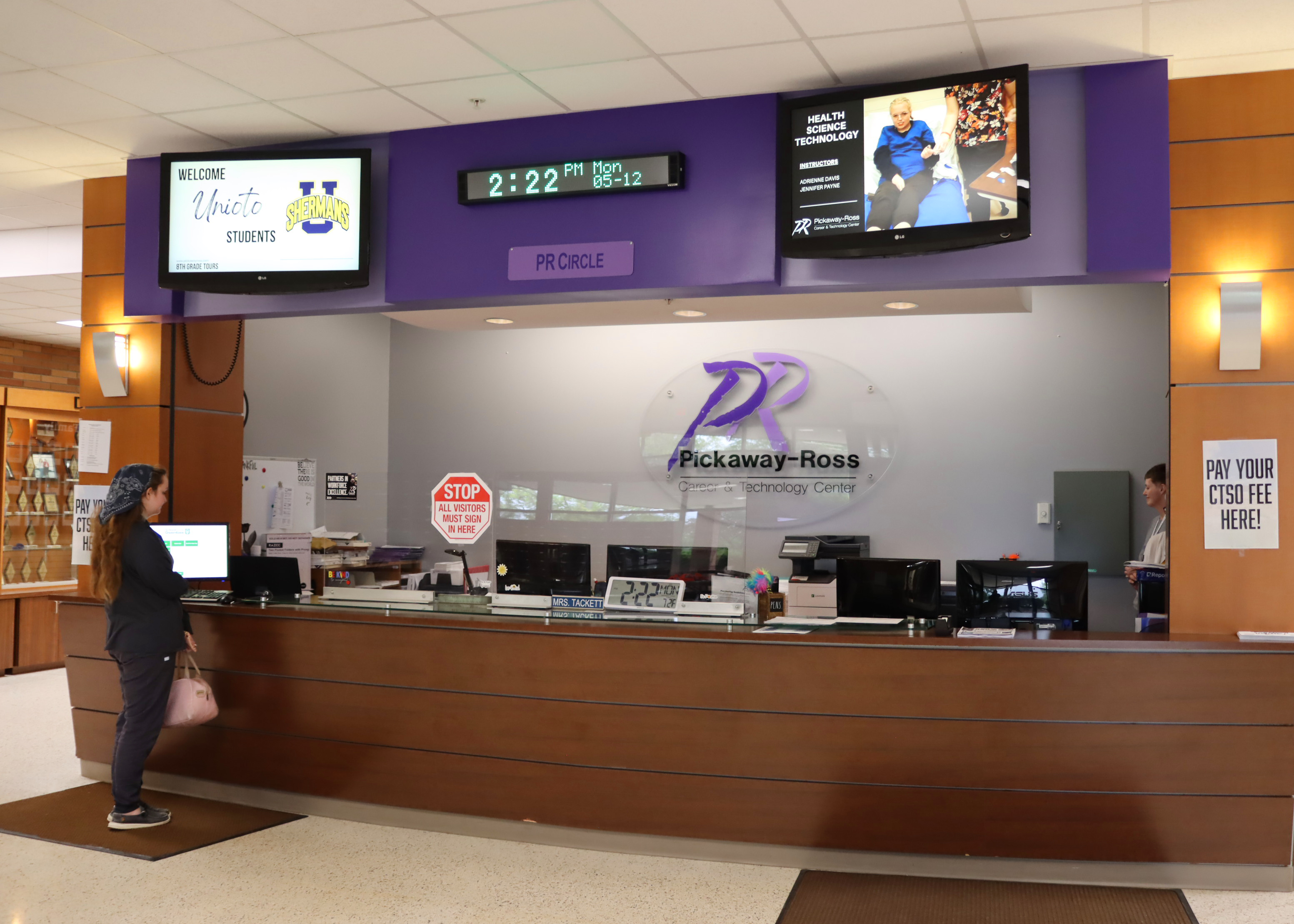 Reception area