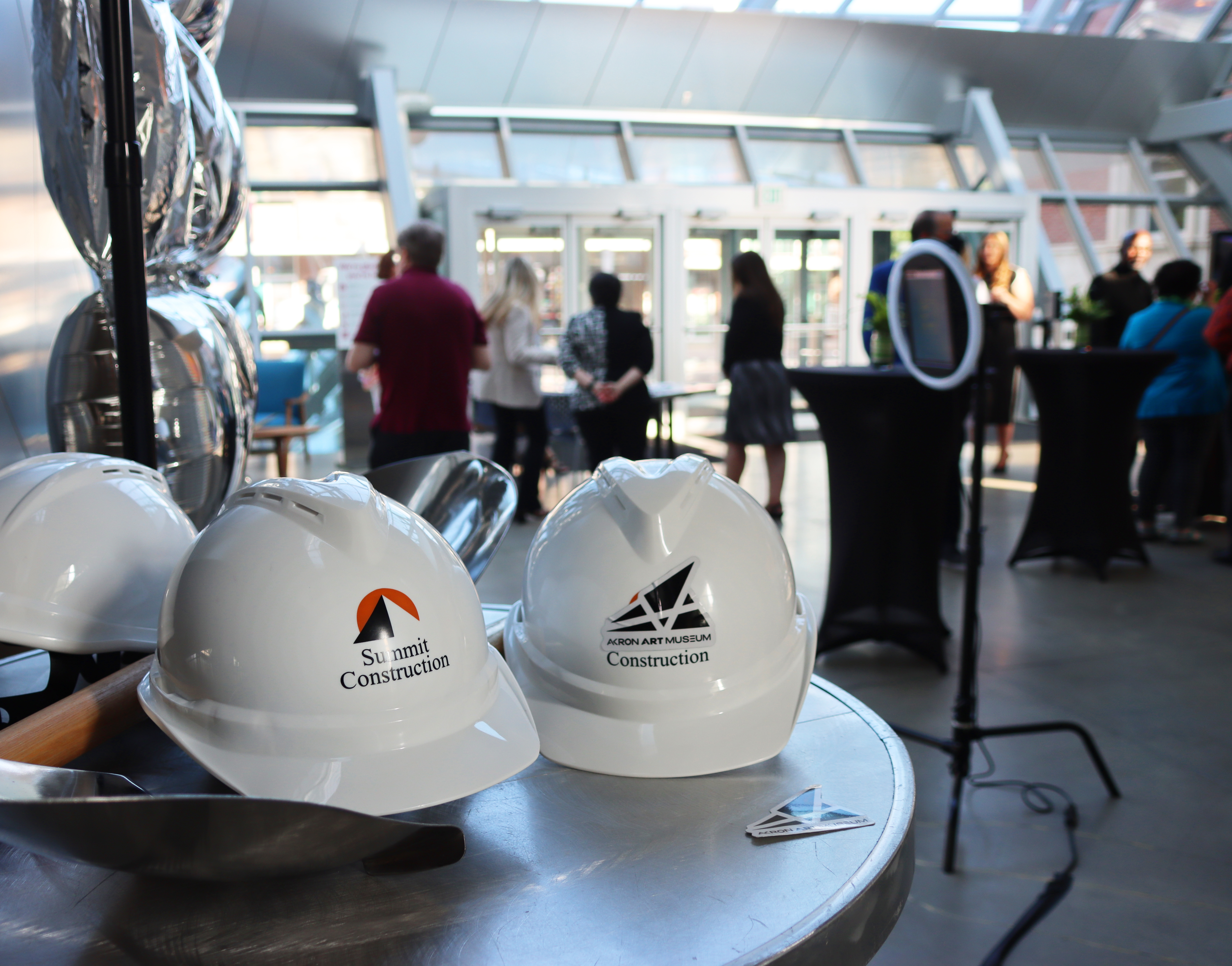 Summit Construction and Akron Art Museum Hard Hats