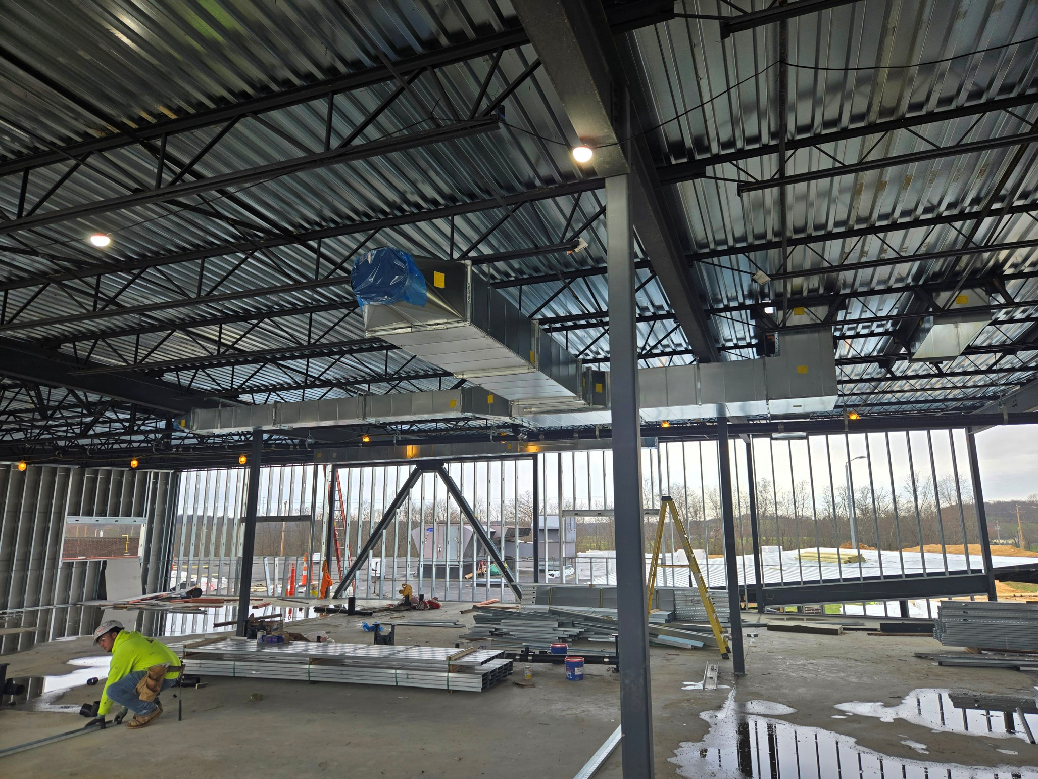 Framing inside Buckeye Hills