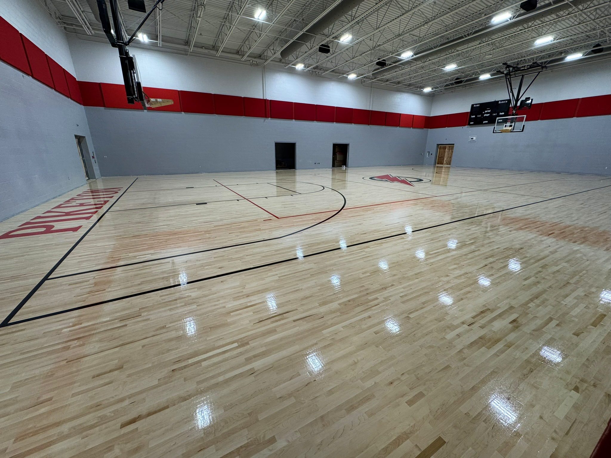 Scioto 3-5 Elementary gym floor