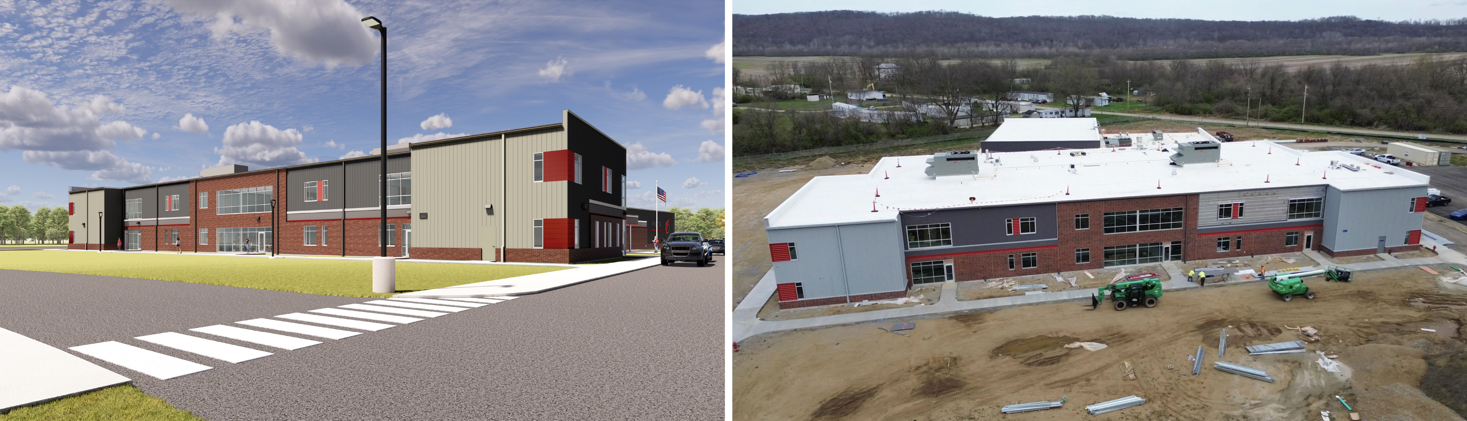 Rendering vs. reality Scioto Valley
