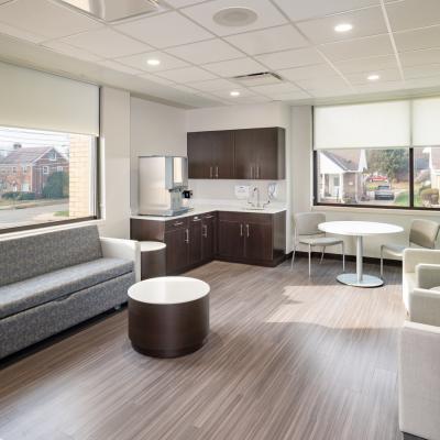 Renovated Waiting Room of Summa Joint Center of Excellence