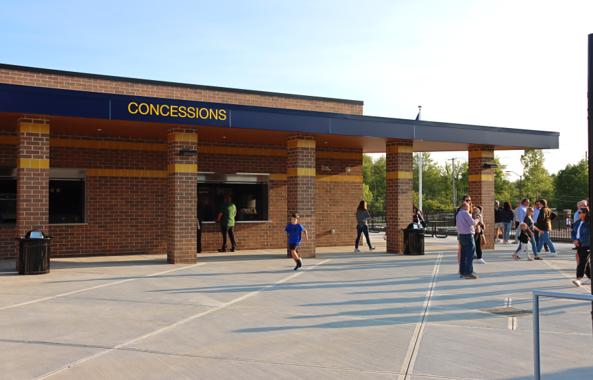 Concessions view of stadium 