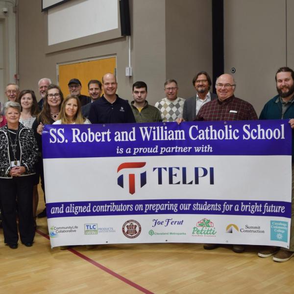 Group of volunteers at SS. Robert and William Catholic School